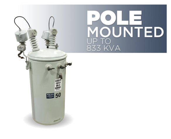 Pole Mounted - Up to 833 KVA
